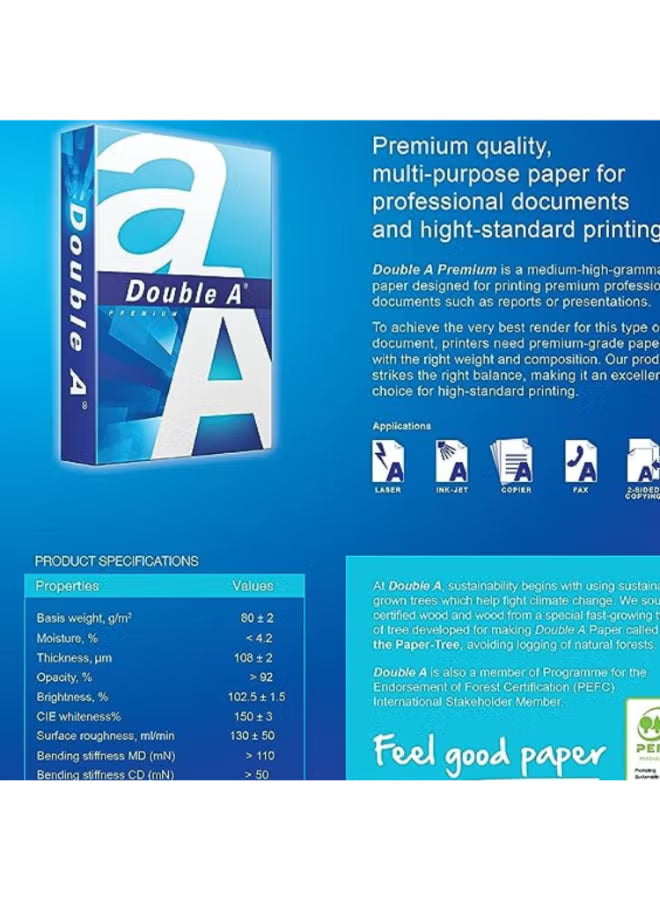 Premium A5 Paper - 80gsm 500 Sheets A5