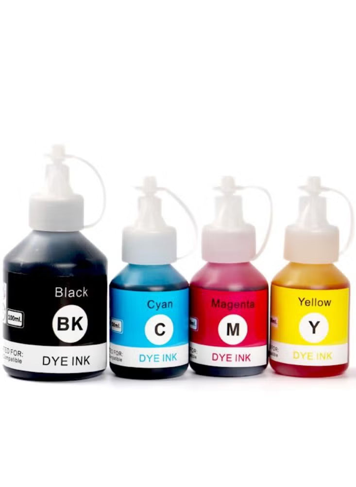 BT6000 BT5000 Ink for Brother Ink Tank 4-Color (Black Cyan Magenta Yellow)