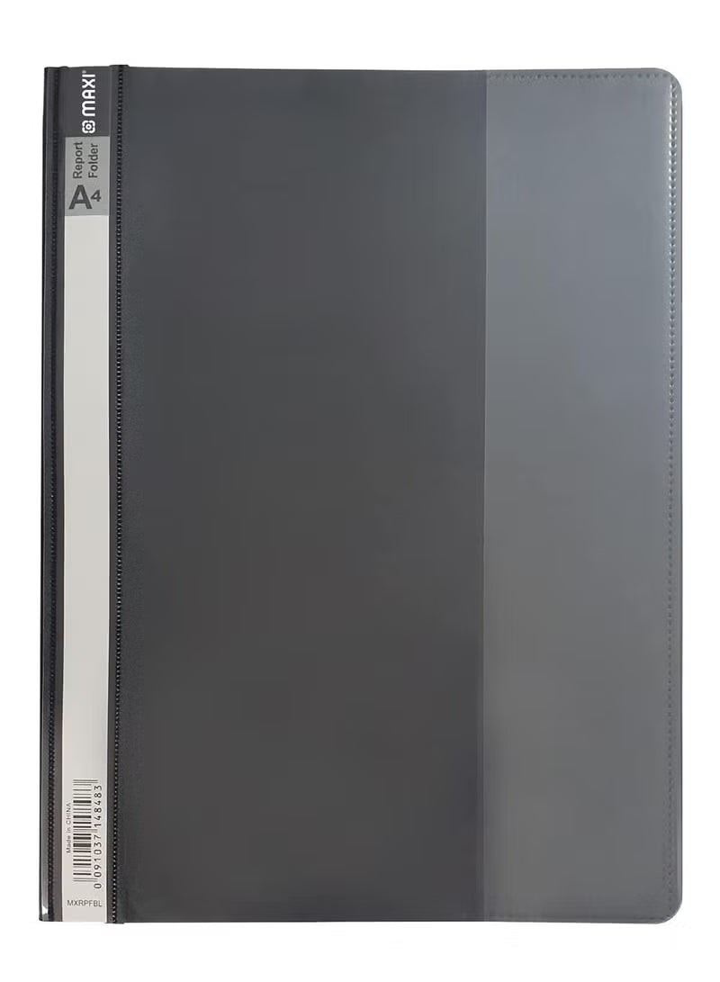 Maxi 5-Piece A4 Report File Black Cover