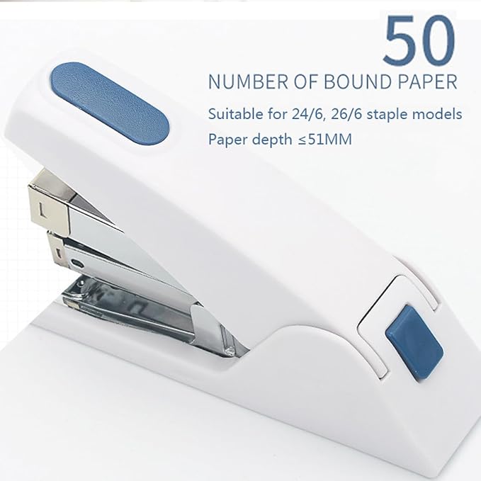 Stapler for Desk - 50 Sheet Capacity,With Built-in Staple Remover