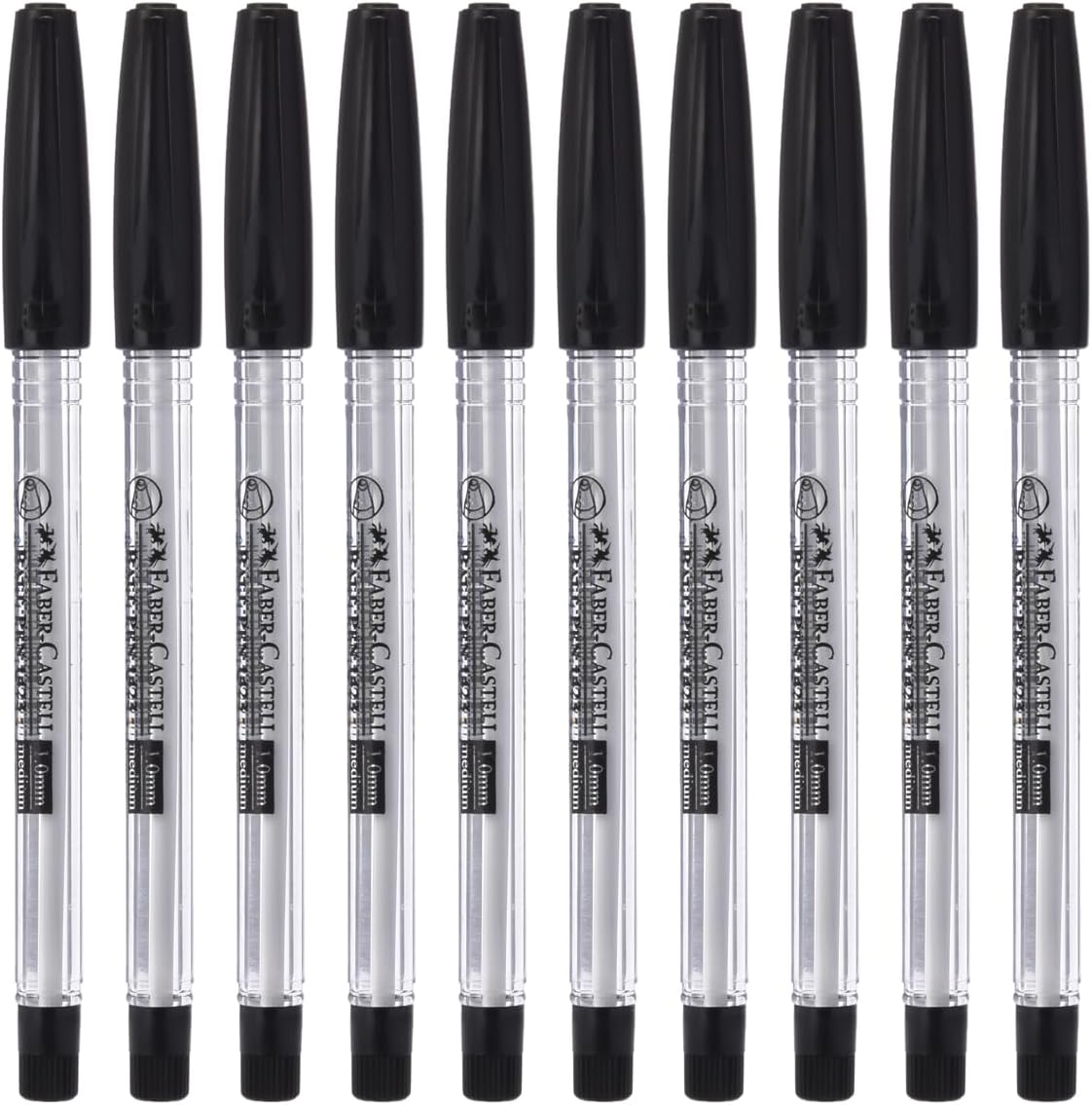 Faber-Castell Ball Pen 0.7Mm Box Of 10Pc Black