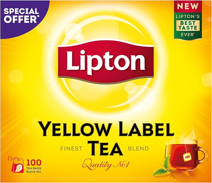 Lipton Yellow Label Black Tea, 100 Teabags (Special Price)