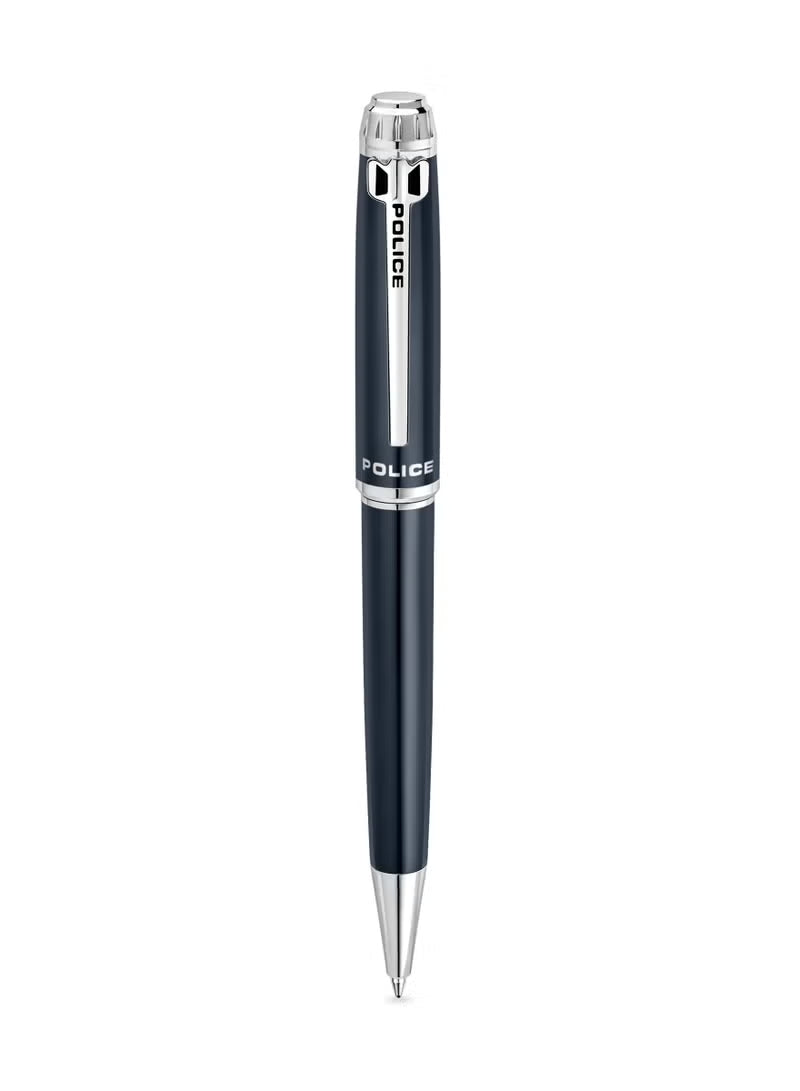Aptos Blue Pen with Silver Trims 137mm