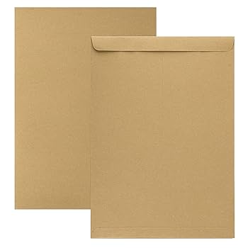 Envelope Brown Manila Peel & Seal 15" X 10", Fullscape Size, 120gsm (pack of 50pcs)