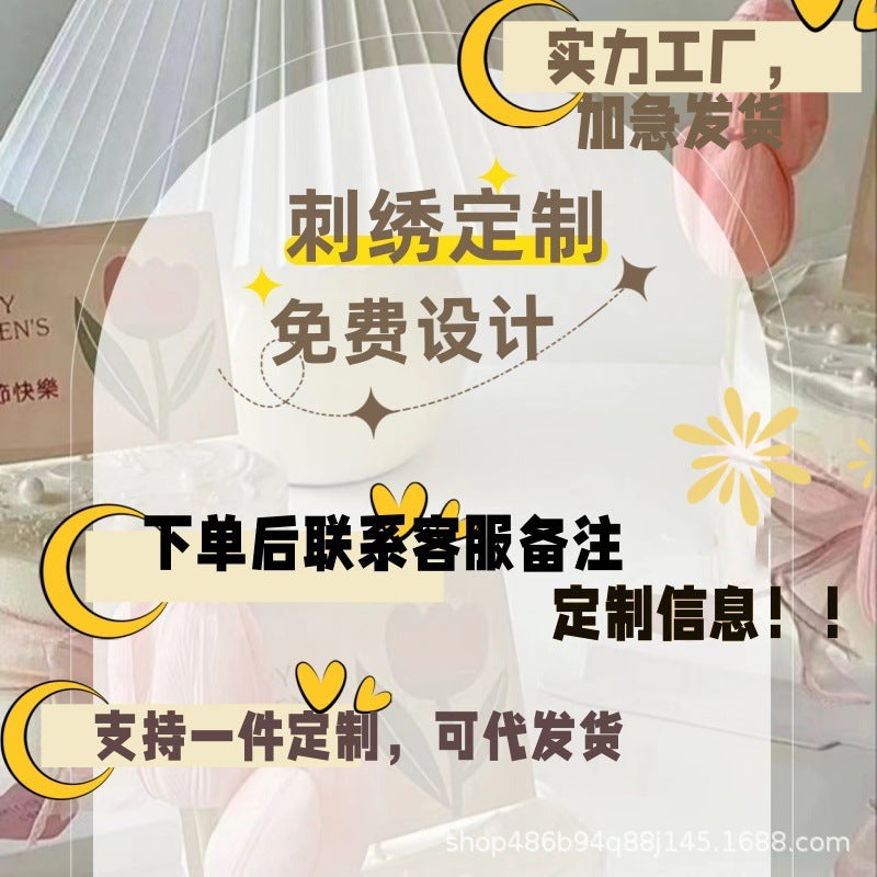 Embroidered Cute Bear Backpack Corduroy Student Schoolbag Large Capacity Casual Backpack