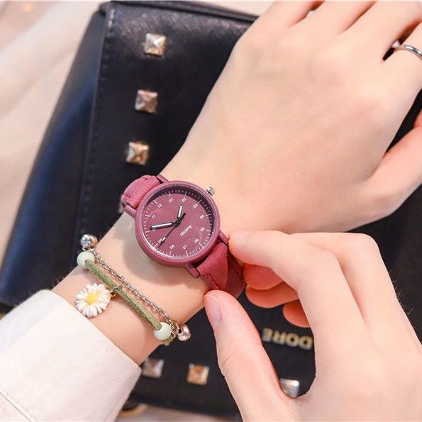 Korean Version Of The Simple Temperament Ins Wind Girl Middle School Student Girl Small Fresh Antique Forest Ladies Antique Watch