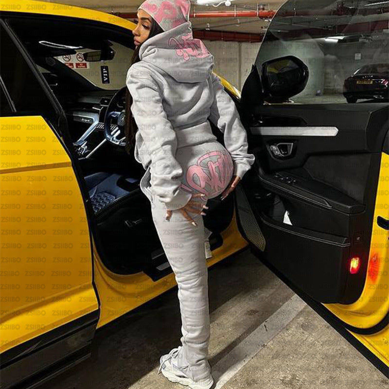 Printed Loose Sweater Hip Hop Street Wear Men&#039;s And Women&#039;s Pullover Casual Suit