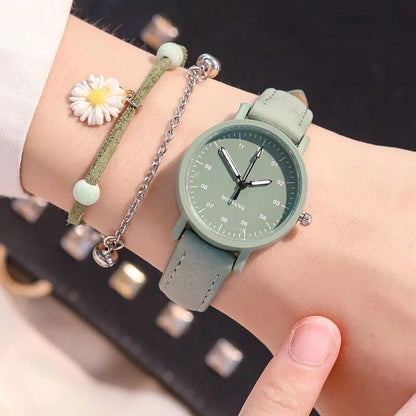 Korean Version Of The Simple Temperament Ins Wind Girl Middle School Student Girl Small Fresh Antique Forest Ladies Antique Watch