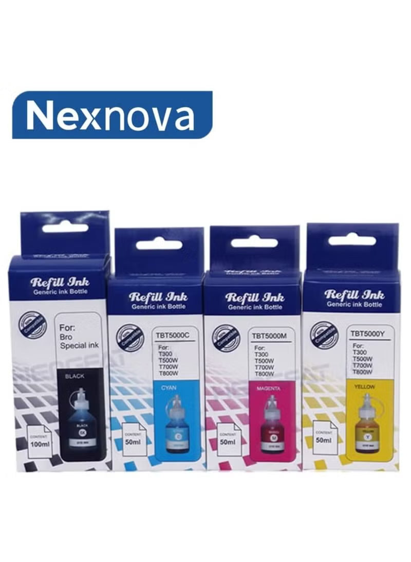 BT6000 BT5000 Ink for Brother Ink Tank 4-Color (Black Cyan Magenta Yellow)