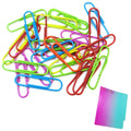 FIS Color Paper Clip FSPS33C 33mm, Pack of 100
