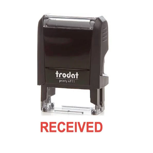 Trodat 4911 Received Stamp,